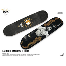 DGK Skateboards x Bruce Lee Balance Embossed Skateboard Deck 8.25"