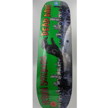 Heroin Skateboards Dead Dave "Double Shovel" Zombie Green Dip Skateboard Deck 9"