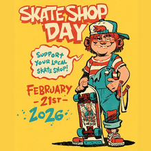 DLX Skateshop Day Shop keeper Skateboard Deck 8.25"