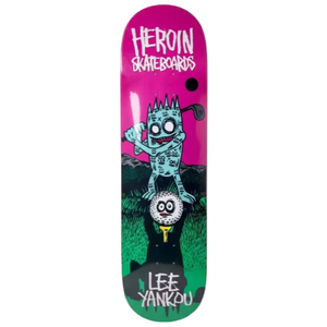 Heroin Skateboards Lee Yankou Golf Imp Skateboard Deck 8.25