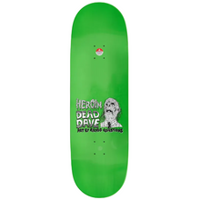 Heroin Skateboards Dead Dave Dead Head Skateboard Deck 10.25"
