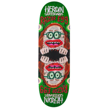 Heroin Skateboards Auntie Razor Egg Skateboard Deck 9.75" (Various Wood Stains)