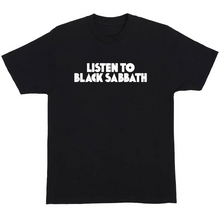 OJ Wheels Listen To Black Sabbath T-Shirt Black
