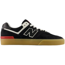 New Balance Numeric 574 Vulc Black/Sea Salt/Gum Shoes