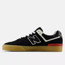 New Balance Numeric 574 Vulc Black/Sea Salt/Gum Shoes