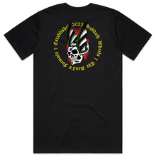 Sabbath Wheels Flying Skull T-Shirt Black
