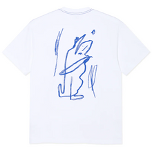 Polar Skate Co Contrast Doodle T-Shirt White Ultramarine