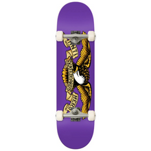 Anti-Hero Team Eagle Mini Complete Skateboard Purple 7.3"