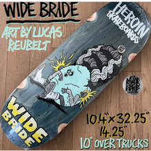 Heroin Skateboards Wide Bride Skateboard Deck 10.4" (Various Wood Stains)
