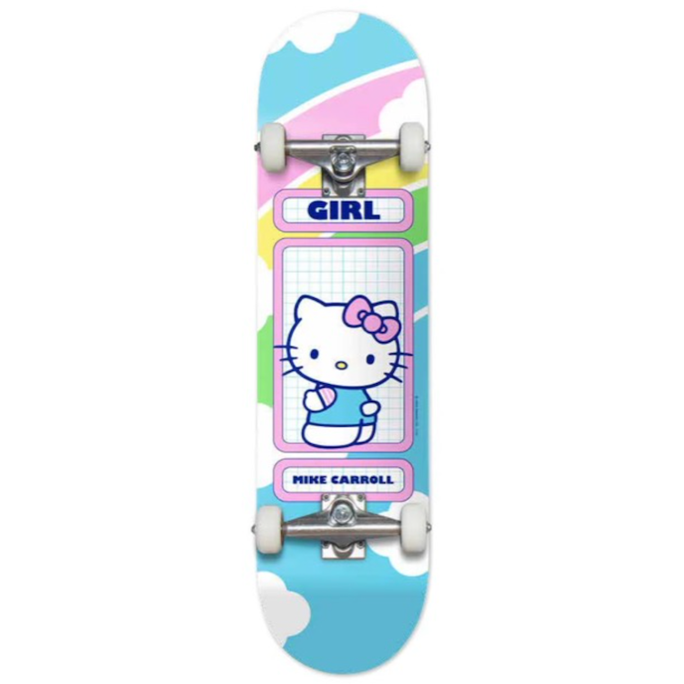 Girl Skateboards Mike Carroll Rainbow Kitty Complete Skateboard