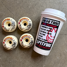 Spitfire Wheels Formula Four Diego Rude Awakening OG Classic Skateboard Wheels 99a 55.5mm