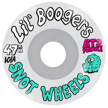 Snot Wheel Co Lil Boogers Conical Clear Skateboard Wheels 101a 47mm