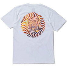 Spitfire Wheels Flamed Fill Swirl T-Shirt White