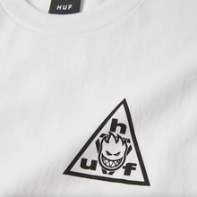 HUF X Spitfire Sticker Triple Triangle S/S T-Shirt White