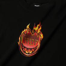 HUF X Spitfire Flame Galaxies S/S T-Shirt Black