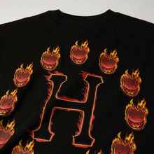 HUF X Spitfire Flame Galaxies S/S T-Shirt Black