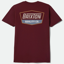 Brixton Regal Standard S/S T-Shirt Burgundy/Tobacco