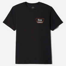 Brixton Linwood Standard S/S T-Shirt Black/White/Classic Orange