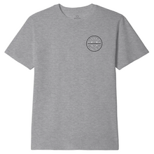 Brixton Crest II Standard S/S T-Shirt Heather Grey/White/Black