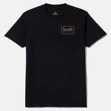 Brixton Grade Standard S/S T-Shirt Black/Sunset/Grey Blue