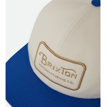 Brixton Grade Snapback Cap Whitecap/Royal