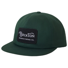 Brixton Grade Snapback Cap Primal Green