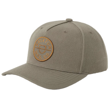 Brixton Crest Snapback Cap Dark Olive/Caramel