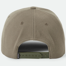 Brixton Crest Snapback Cap Dark Olive/Caramel