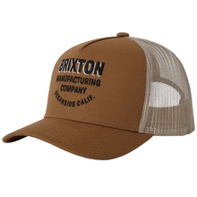 Brixton Redoubt Trucker Snapback Cap Washed Copper/Sand