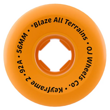OJ Wheels APX Keyframe 2 Orange Skateboard Wheels 92a 56mm