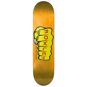 Toy Machine Geoff Rowley Fists Skateboard Deck 8.5"