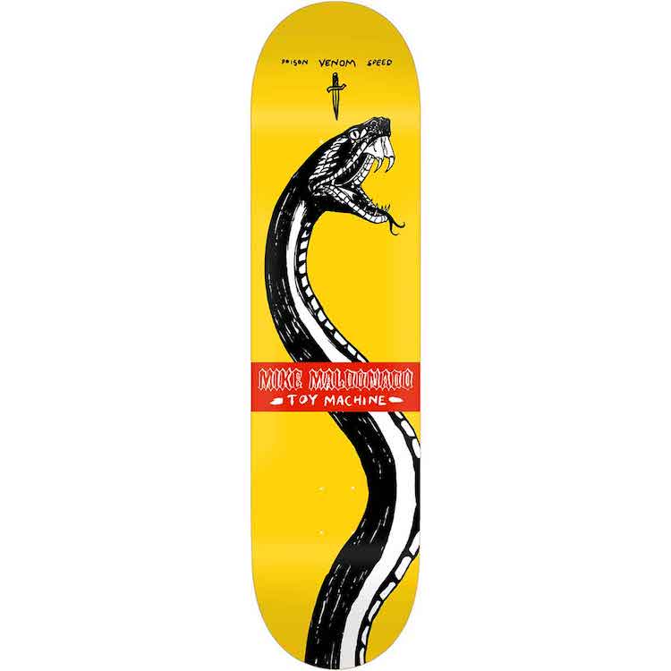 Toy Machine 30 Year Release Mike Maldonado Snake Skateboard Deck 8.38