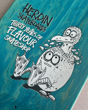 Heroin Skateboards x 30 Years of Flavour Seagull Egg Skateboard Deck 9.125" (Various Wood Stains)