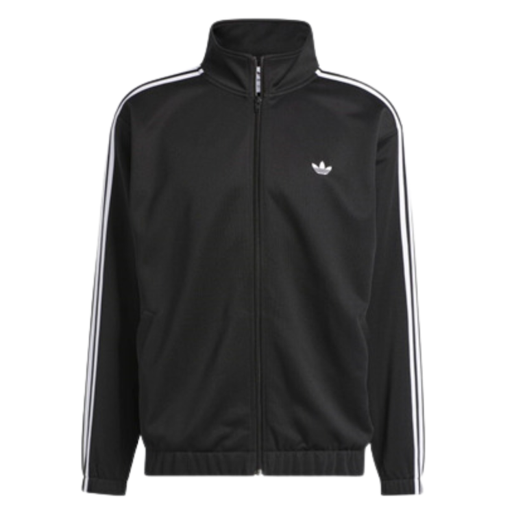 theredthread S track jersey jacket ブラック Sporty Black Track Jacket with Zipper 43023976 PNG