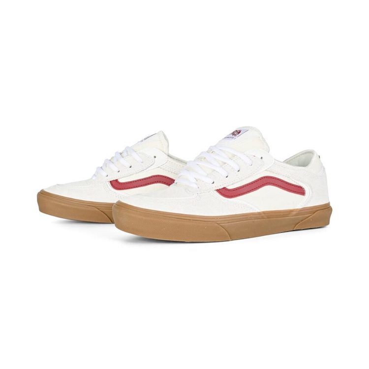 Vans Skate Rowley Red/White/Gum Shoes – Flavour Skateshop