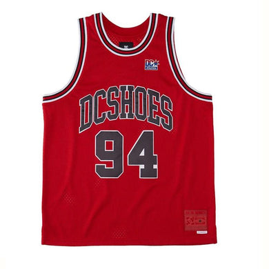 DCSHOECO Shy Town Basketball Jersey S/S T-Shirt Racing Red