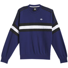 Adidas Skateboarding Vintage Inspired OG Crewneck Sweatshirt Dark Blue/Black/White