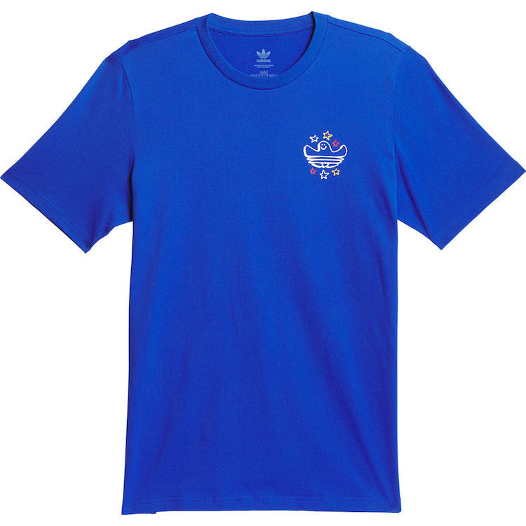 Adidas Skateboarding Shmoofoil All Star Royal Blue/Multicolour T-Shirt