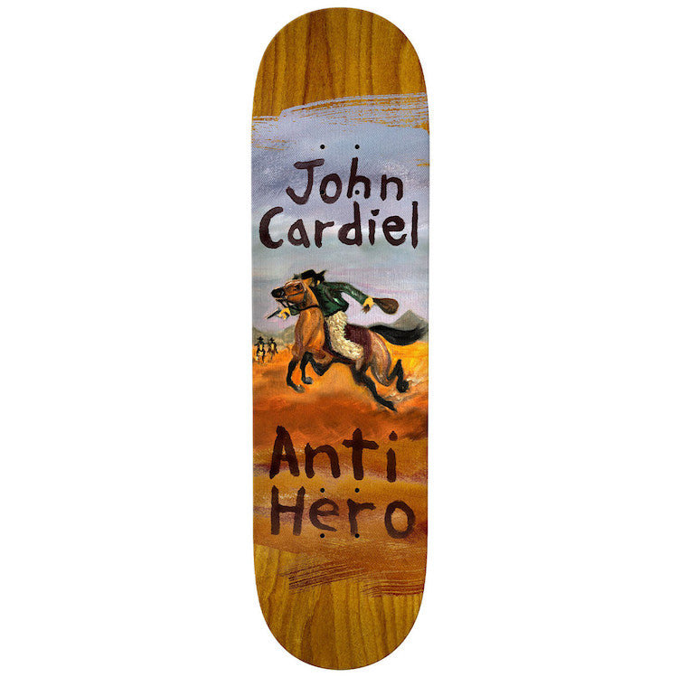 Anti Hero Skateboards John Cardiel Old West Skateboard Deck 8.62