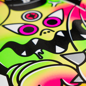 Blast Skates Mutant Smasher Shaped Skateboard Deck 10"