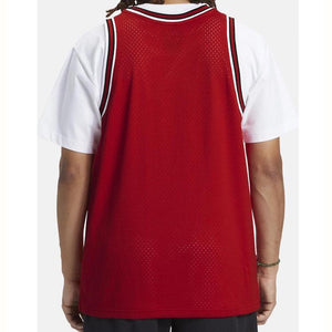 DCSHOECO Shy Town Basketball Jersey S/S T-Shirt Racing Red