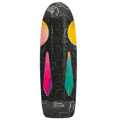 Krooked Skateboards Skateshop Day Beamer LTD Edition Custom Shape Skateboard Deck 10.75
