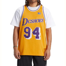 DCSHOECO Showtime Basketball Jersey S/S T-Shirt Saffron