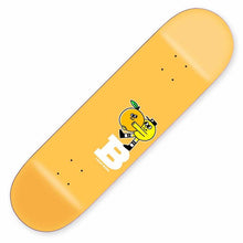 Blast Skates Fruity Bunch Orange Scent (Shaped Square Tail) Skateboard Deck 8.5"