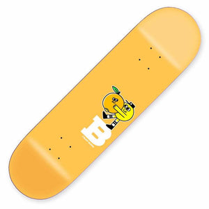 Blast Skates Fruity Bunch Orange Scent (Shaped Square Tail) Skateboard Deck 8.5"