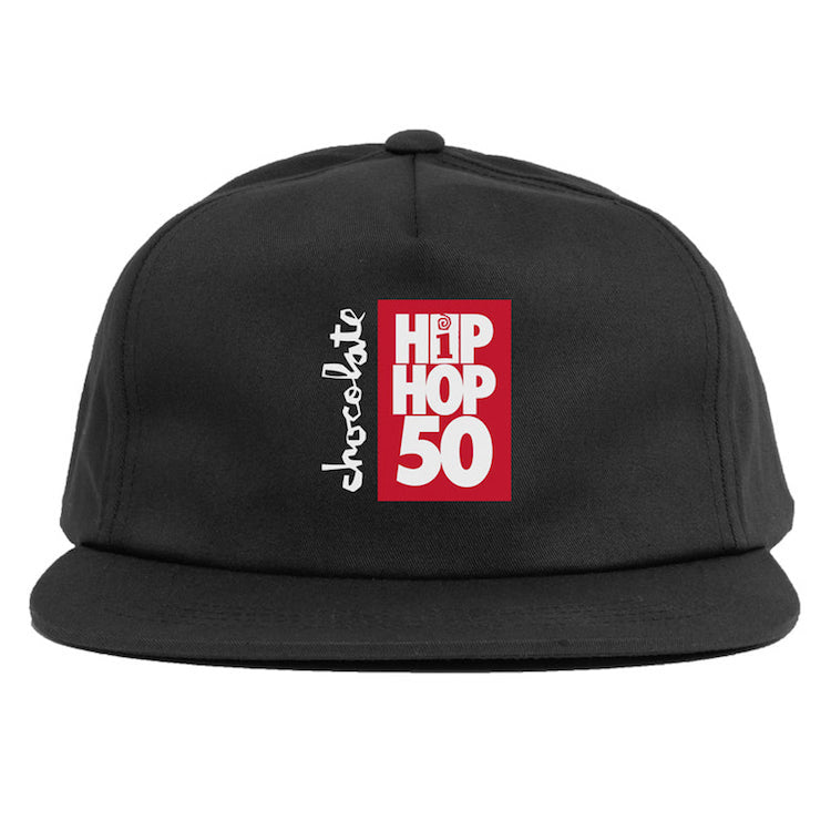 Chocolate Skateboards Inter50 5-Panel Snapback Black
