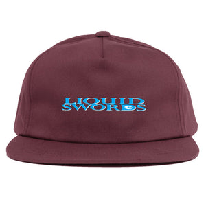 Chocolate Skateboards Liquid Swords 5-Panel Snapback Wine