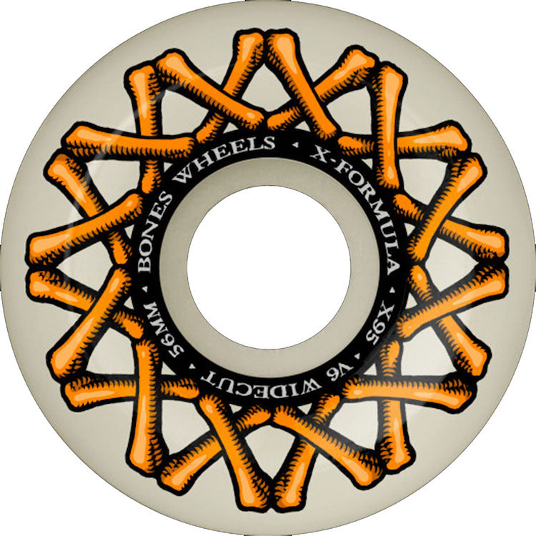 Bones Wheels X-Formula XF Widecut V6 Skateboard Wheels 95a 56mm