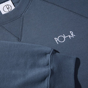 Polar Skate Co Default Crewneck Sweatshirt Grey Blue