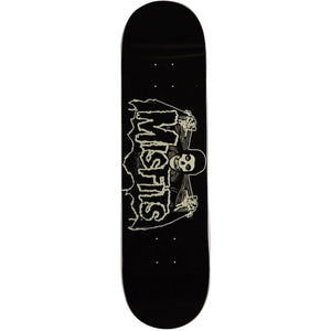 Zero Skateboards Zero x Misfits ‘Bat Fiend' GITD Skateboard Deck 8.25"